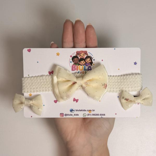 Kit Faixinha e Lacinhos Floral