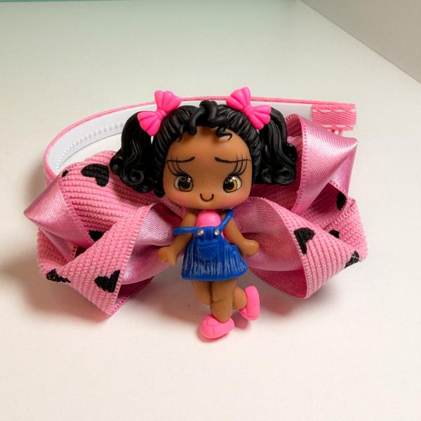 Tiara de Cabelo Infantil Bonequinha